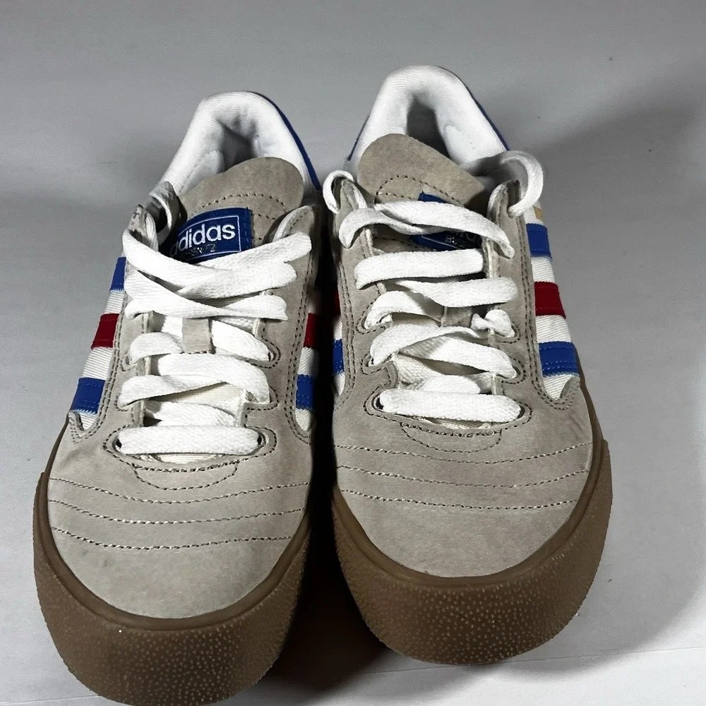 Adidas Busenitz Vulc II Vulcanized Skate Shoe Bliss Blue Bird Gum Size 4 H04886